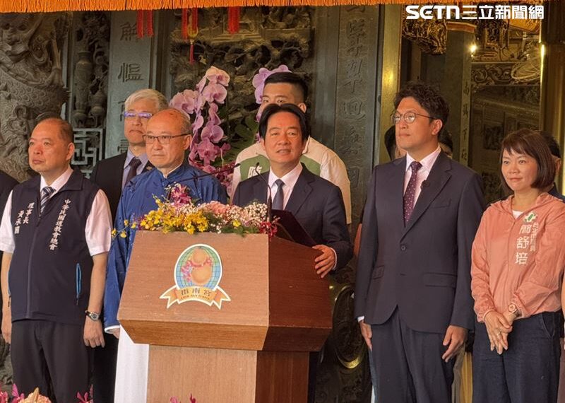 台灣新聞通訊社-當蔣萬安面談治水!直指內湖淹水比較罕見 賴清德:地方政府應檢討原因