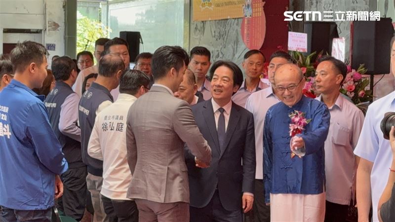 台灣新聞通訊社-先禮後兵!賴清德促檢討內湖淹水 蔣萬安、沈伯洋為萬芳醫院當面過招