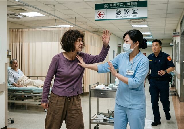 台灣新聞通訊社-鬧急診行乞還打傷護理師！狂女亮身心障礙手冊求脫罪　法官一理由秒打臉