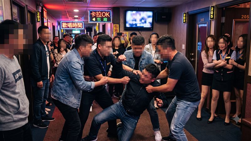 台灣新聞通訊社-卡拉OK常客「摀嘴性侵」老闆孫女!完事回座繼續喝酒…惹怒眾人慘遭圍毆