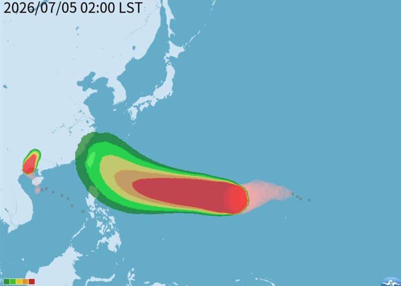 台灣新聞通訊社-強颱巴威打擦邊球還直接登陸？賈新興揭3路徑劇本　點名9縣市風雨最強