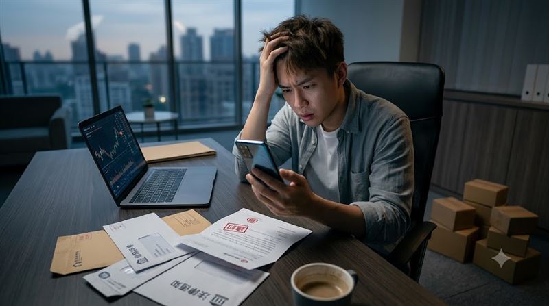 台灣新聞通訊社-76萬交割單「存款剩1.3萬」！他急問違約怎麼辦？　4大慘痛後果曝