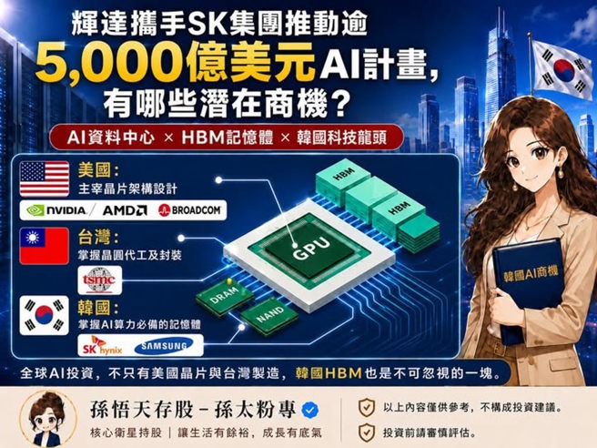 台灣新聞通訊社-「韓版0050」009829開募!三星、海力士包辦7成 一文補足AI硬體最後拼圖