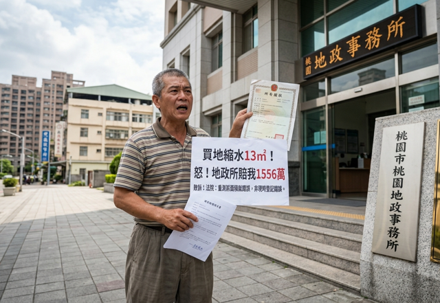 台灣新聞通訊社-買地縮水13平方公尺！地主怒槓地政所討國賠1556萬 敗訴理由曝