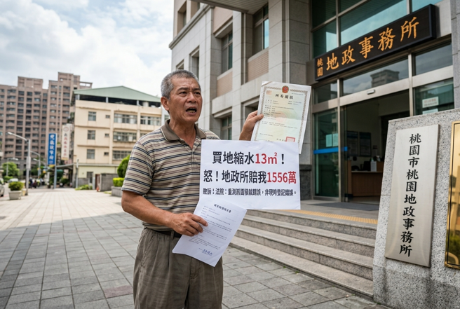 台灣新聞通訊社-買地縮水13平方公尺!地主怒槓地政所討國賠1556萬 敗訴理由曝