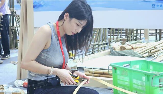 台灣新聞通訊社-兩岸學子福州競技 用「竹」搭建社區人文空間裝置