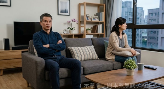 台灣新聞通訊社-分房3年零交流!工程師控冷暴力被當ATM 妻一句LINE成關鍵
