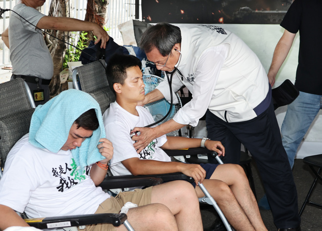台灣新聞通訊社-醫幫藍小雞量血壓遭檢舉…賴11次急救民眾也該罰嗎?最新網路投票一面倒