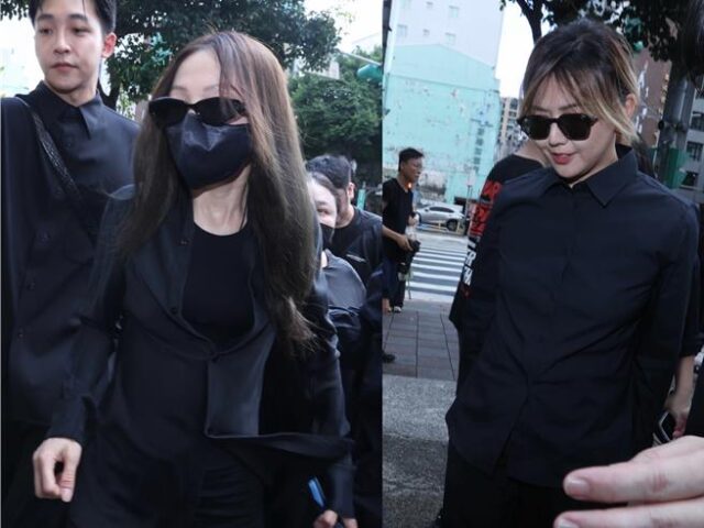 台灣新聞通訊社-張韶涵、孫燕姿哀戚現身！天后化妝師陳聆薇告別式白色花海送別