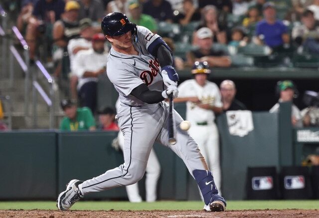 台灣新聞通訊社-MLB》李灝宇代打吞老K 老虎4連勝中斷