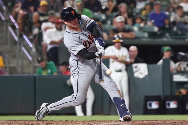 台灣新聞通訊社-MLB》李灝宇代打吞老K 老虎4連勝中斷