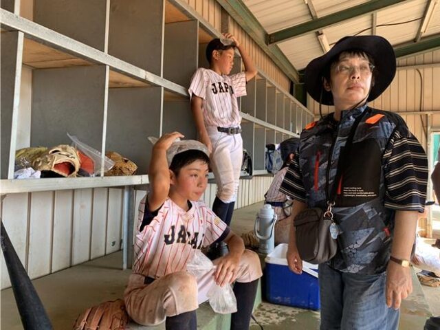 台灣新聞通訊社-獨家》中暑也要繼續打！日本少棒隊跨海來台奪冠
