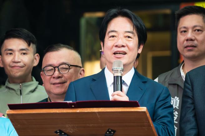 台灣新聞通訊社-臺北參香祈福 賴總統盼不分黨派支持無人載具特別條例