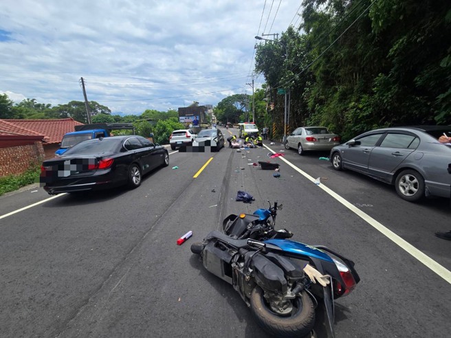 台灣新聞通訊社-新埔轎車逆向撞死機車騎士 駕駛竟還「動手腳」下場慘了