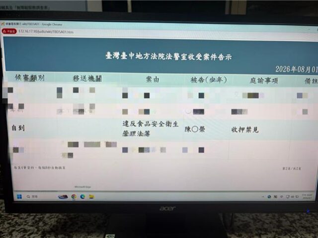 台灣新聞通訊社-中聯毒油案內幕曝！廠長5月就知苯駢芘超標 拖到藏不住才通報