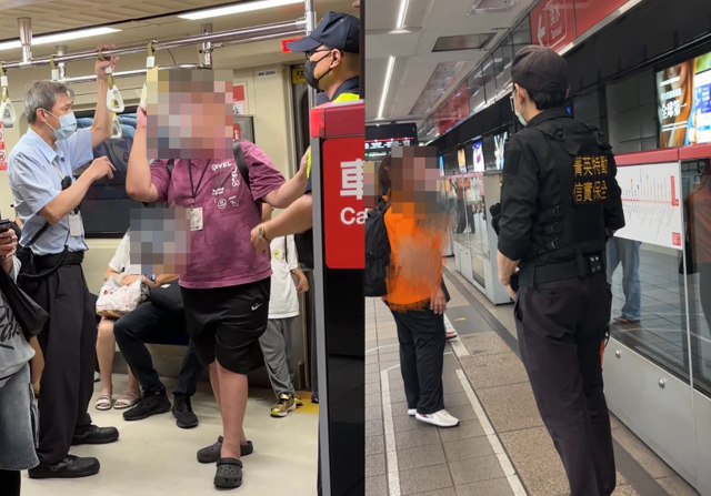 台灣新聞通訊社-北捷驚魂！男講手機嗆「會死很多人」　大批乘客奔逃