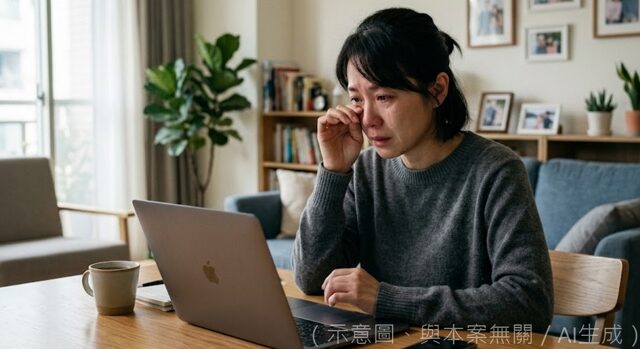 台灣新聞通訊社-LINE忘記登出露餡！人妻抓包丈夫外遇4年 小三遭求償100萬