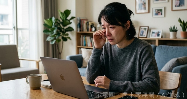 台灣新聞通訊社-LINE忘記登出露餡！人妻抓包丈夫外遇4年 小三遭求償100萬