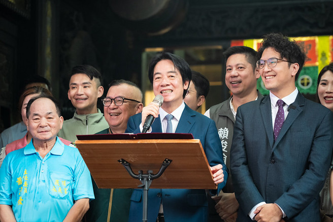 台灣新聞通訊社-宮廟祝連任成功 賴清德笑回這句 葉元之曝:他怕只當1屆