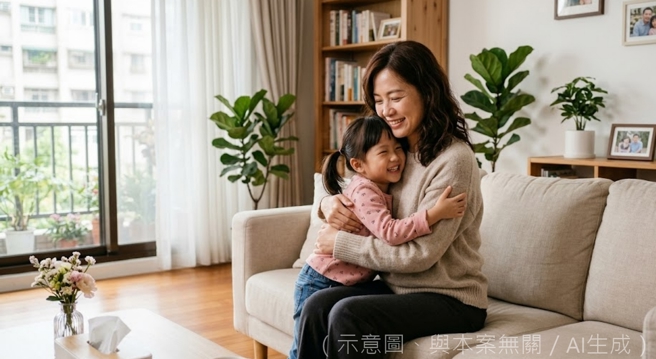 台灣新聞通訊社-父早逝母系陪伴長大!女童入學前改母姓 完成身分認同調整