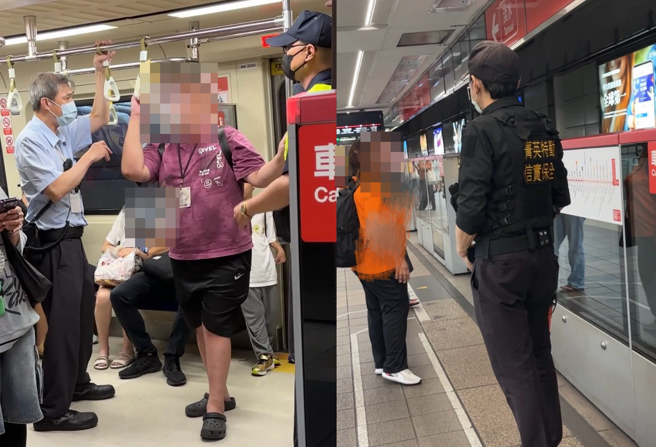 台灣新聞通訊社-網購退貨吵到全車逃命! 紫衣男北捷狂嗆「會死很多人」