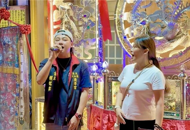 台灣新聞通訊社-廣澤宮家庭日「雙天后」駕到！賴銘偉唱〈為你而活〉笑曝：合唱過的都懷孕