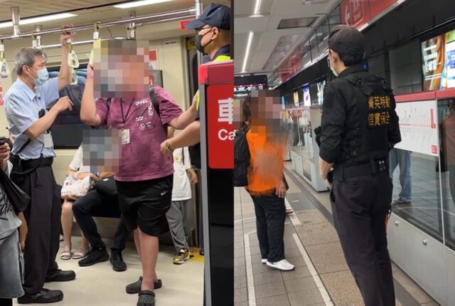 台灣新聞通訊社-捷運狂男車廂喊「會死很多人」  警方、保全迅速到場化解驚魂