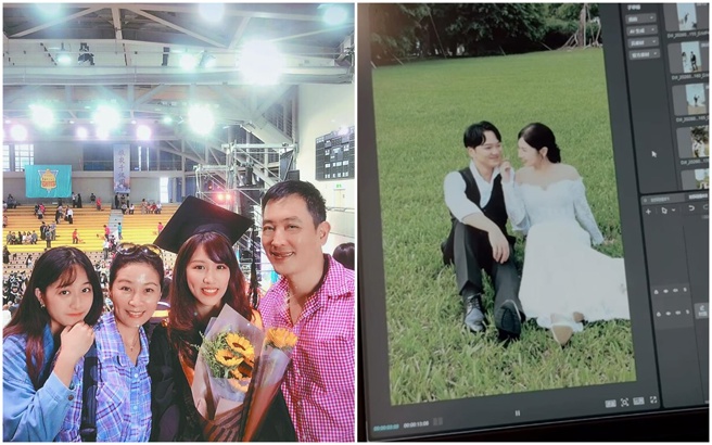 台灣新聞通訊社-獨家》方文琳校花女兒出嫁 于冠華洩女婿超狂背景:親上加親