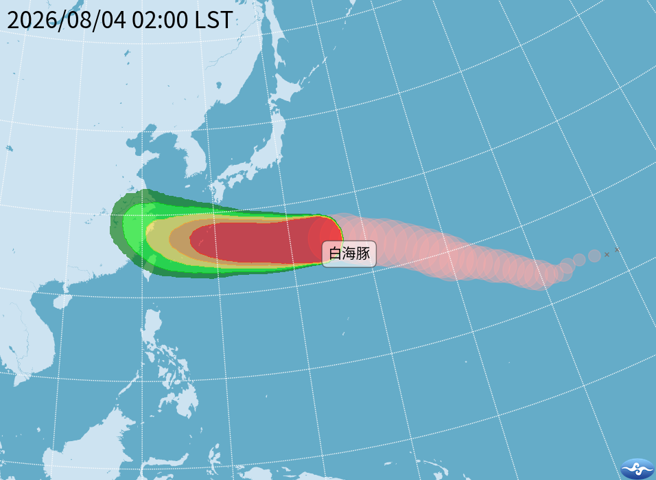 台灣新聞通訊社-天氣》白海豚亂父親節?北轉角度是關鍵 6縣市豪、大雨特報