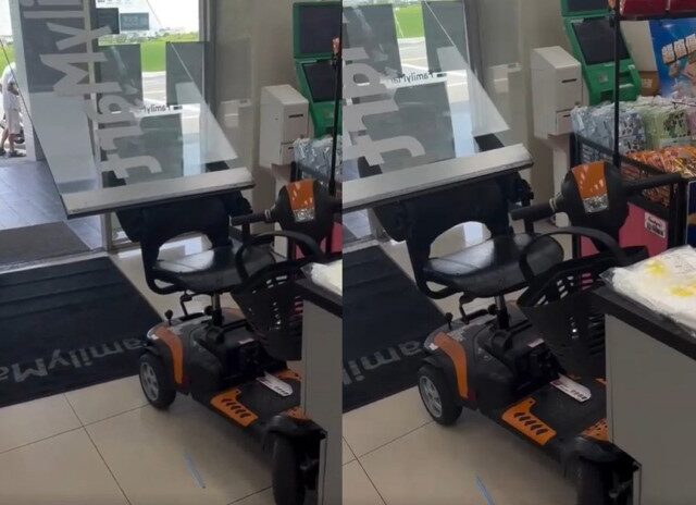 台灣新聞通訊社-「這裡不讓停車」老人電輔車撞進超商 網笑：想刷載具？